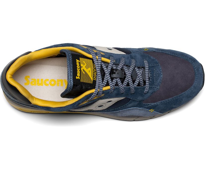 Women's Saucony Shadow 6000 Destination Unknown Originals Navy / Yellow | Singapore 078MQZA